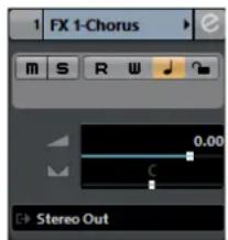STEINBERG Cubase AI 9.5 - FX Channel Track Inspector - 1