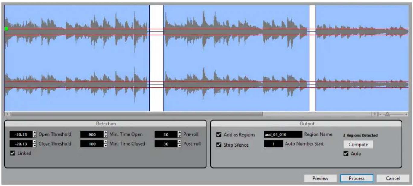 STEINBERG Cubase AI 9.5 - Detect Silence - 1