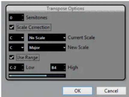 STEINBERG Cubase AI 9.5 - Transpose Setup - 1
