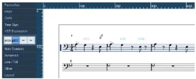 STEINBERG Cubase Studio 5 - Articulations in the Score Editor - 1