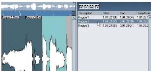 STEINBERG Cubase Studio 5 - Editing regions - 1