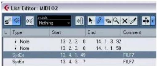 STEINBERG Cubase Studio 5 - Recording a bulk dump in Cubase - 2