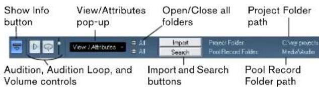 STEINBERG Cubase Studio 5 - Toolbar overview - 1