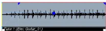 STEINBERG Cubase Studio 5 - Fades created by using the fade handles - 2