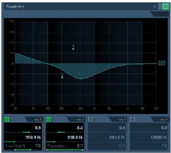 STEINBERG Cubase Studio 5 - Making EQ settings - 3