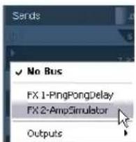 STEINBERG Cubase Studio 5 - Making settings for the sends - 1