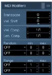 STEINBERG Cubase Studio 5 - MIDI Modifiers - 1