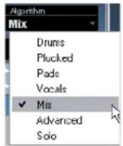 STEINBERG Cubase Studio 5 - Selecting an algorithm for realtime playback - 1