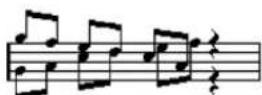 STEINBERG Cubase Studio 5 - Move the notes to voice 2. - 4