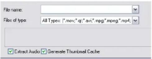 STEINBERG Cubase Studio 5 - Generating thumbnail cache files during video import - 1