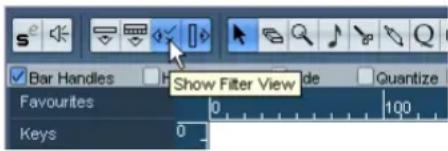 STEINBERG Cubase Studio 5 - Showing and hiding "invisible" elements - 1
