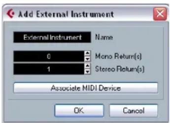 STEINBERG Cubase Studio 5 - Setting up external instruments - 1