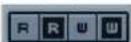 STEINBERG Cubase Studio 5 - The Read/Write buttons in the Mode section - 1
