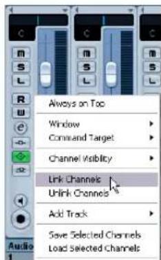 STEINBERG Cubase Studio 5 - Link/Unlink channels - 1