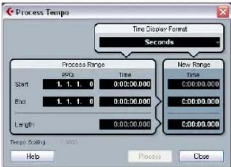 STEINBERG Cubase Studio 5 - Process Tempo (Cubase only) - 1