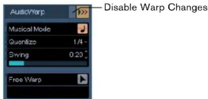 STEINBERG Cubase Studio 5 - The AudioWarp tab - 1