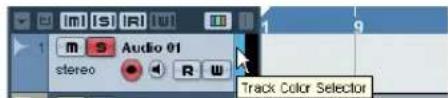 STEINBERG Cubase Studio 5 - Applying track colors manually - 3