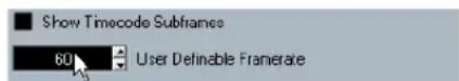 STEINBERG Cubase Studio 5 - Frame Rate Description - 1