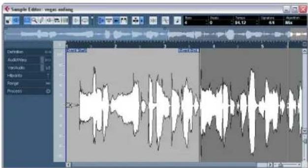 STEINBERG Cubase Studio 5 - Show audio event - 2
