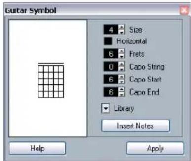 STEINBERG Cubase Studio 5 - Adding guitar chord symbols - 2