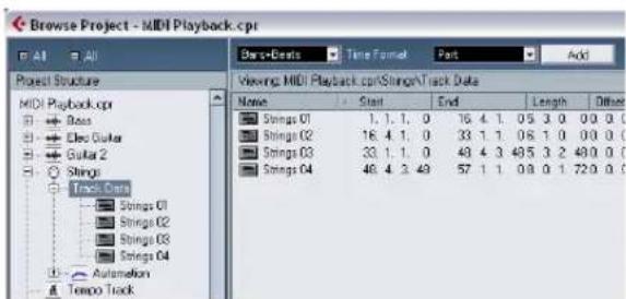 STEINBERG Cubase Studio 5 - Navigating in the Browser - 1
