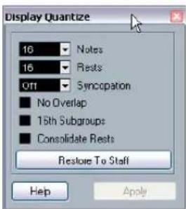 STEINBERG Cubase Studio 5 - Voices and Display Quantize - 3