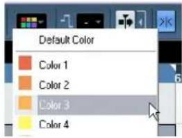 STEINBERG Cubase Studio 5 - Using the color selector - 1