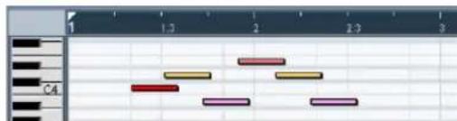 STEINBERG Cubase Studio 5 - Quantize Lengths - 4