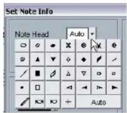 STEINBERG Cubase Studio 5 - Changing the note head shape - 1