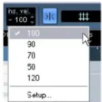 STEINBERG Cubase Studio 5 - Setting velocity values - 1