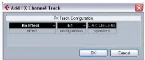 STEINBERG Cubase Studio 5 - Adding an FX channel track - 1