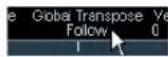 STEINBERG Cubase Studio 5 - The Global Transpose setting - 2