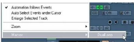 STEINBERG Cubase Studio 5 - Setting up macros - 2