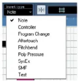 STEINBERG Cubase Studio 5 - Inserting events - 1