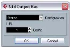 STEINBERG Cubase Studio 5 - Adding a bus - 1