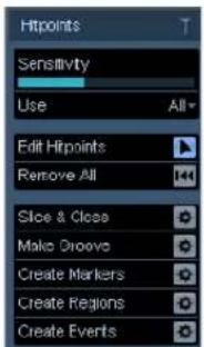STEINBERG Cubase Studio 5 - The Hitpoints tab - 1