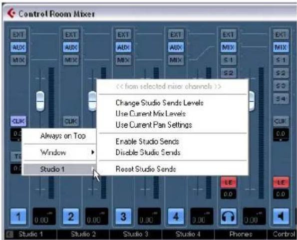 STEINBERG Cubase Studio 5 - Using fader and pan settings from the Project Mixer - 1