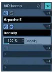STEINBERG Cubase Studio 5 - Insert and send effects - 1