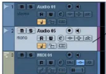 STEINBERG Cubase Studio 5 - Handling tracks - 2