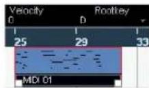 STEINBERG Cubase Studio 5 - Changing the Root key of single events or parts - 2