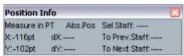 STEINBERG Cubase Studio 5 - The Position Info window - 1