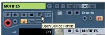 STEINBERG Cubase Studio 5 - Opening a device setup - 3