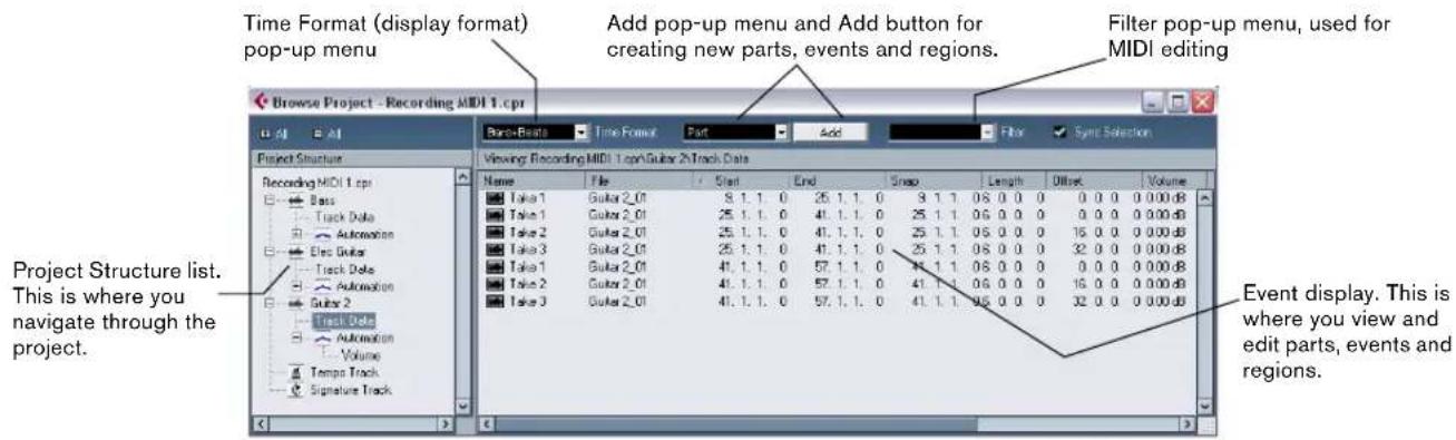 STEINBERG Cubase Studio 5 - Window Overview - 1