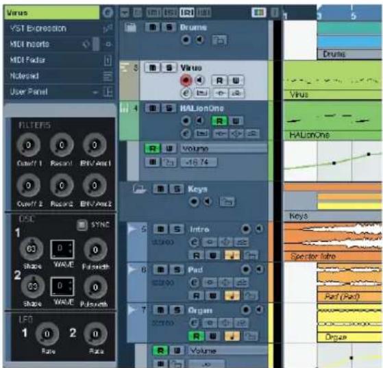 STEINBERG Cubase Studio 5 - About Device panels (Cubase only) - 1