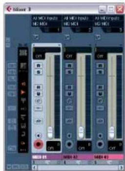 STEINBERG Cubase Studio 5 - About the multiple mixer windows - 1