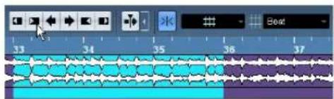 STEINBERG Cubase Studio 5 - Adjusting the size of the selection range - 1