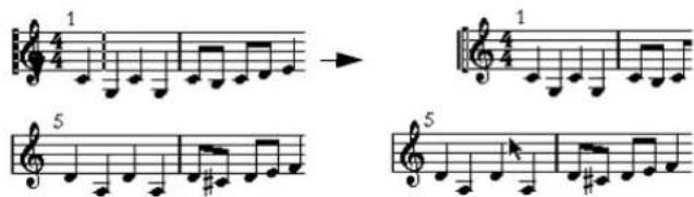 STEINBERG Cubase Studio 5 - Making an indent on one line - 1