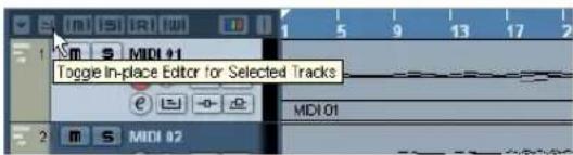 STEINBERG Cubase Studio 5 - The In-Place Editor - 1
