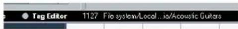 STEINBERG Cubase Studio 5 - The info line - 1