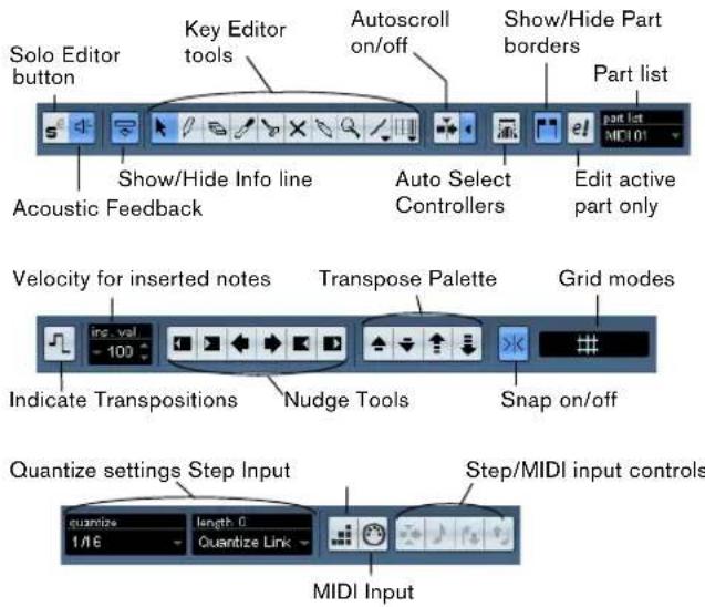 STEINBERG Cubase Studio 5 - The toolbar - 1